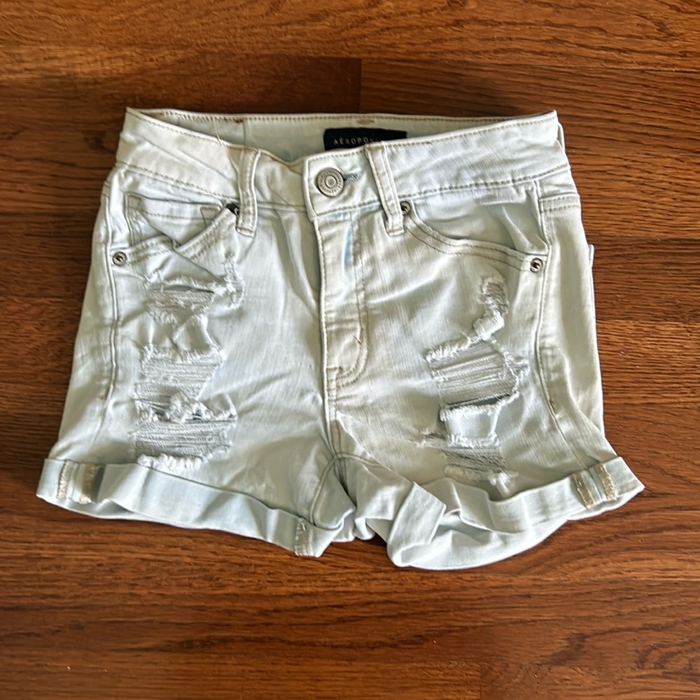 Aeropostale Jean Shorts High Rise